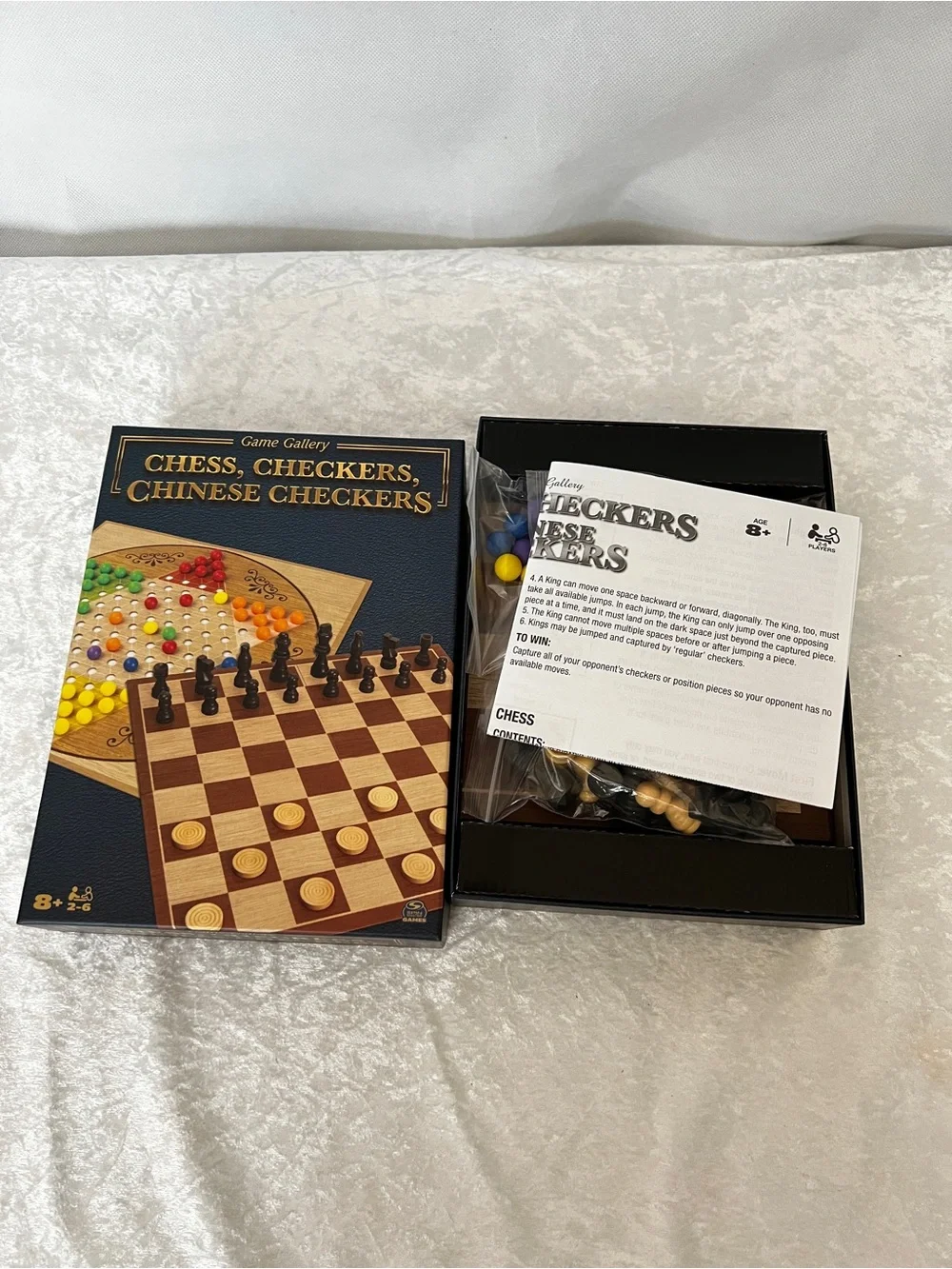 Game gallery Chess Checkers Chinese Checkers Board Game Age 8+ 2-6 Players